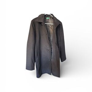 Made in Italy | United Colors of Benetton 80% Wool Blend Men’s Coat Size 46 | Sm